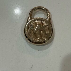Michael Kors Gold Padlock Charm